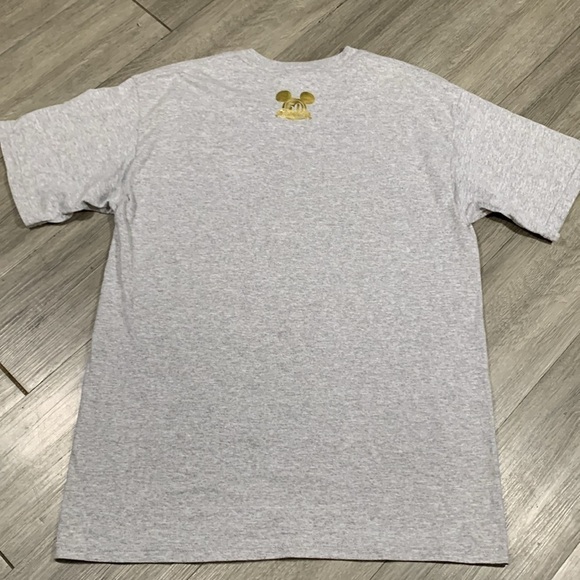 Disney Parks Vintage Disneyland 50 Resort The Happiest Place On Earth Gray TEE - Picture 7 of 10
